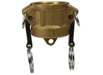 Dixon G100-DC-BR Global Cam & Groove Type DC Dust Cap