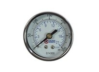 Coilhose G14300 2" Chrome Dial Gauge 1/4" Back Mount 0-300 PSI | YarinInd