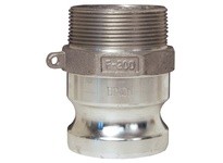 Dixon G200-F-AL Global Cam & Groove Type F Adapter x Male NPT