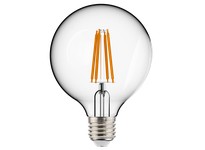 RAB G25-5-E26-927-F-C DECORATIVE 500 LUMENS G25 5W BASE E26 90CRI 2700K FILAMENT CLEAR