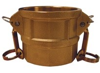 Dixon G250-D-BR Global Cam & Groove Type D Coupler x Female NPT