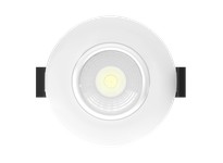 RAB G3 3" GIMBAL 9W 600LM 90 CRI 5CCT TRIAC 120V 38DEG ROUND WHITE SMOOTH