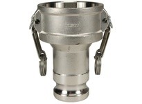 Dixon G3020-DA-SS Global Cam & Groove Jump Size Type DA Coupler x Adapter