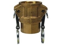 Dixon G75-D-BR Global Cam & Groove Type D Coupler x Female NPT