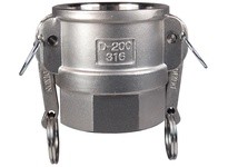 Dixon G75-D-SS Global Cam & Groove Type D Coupler x Female NPT