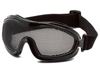 Pyramex G9WMG Black Low Profile Wire Mesh Goggles | Industrial Safety Gear
