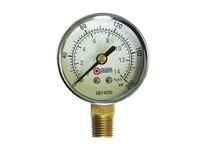 Coilhose GB14200 2" Chrome Dial Gauge 1/4" Bottom Mount 0-200 PSI | Industrial Supplies