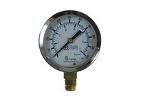 Coilhose GB16100 2 1/2" Chrome Dial Gauge 1/4" Bottom Mount 0-100 PSI | Industrial Supplies