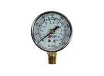 Coilhose GB18160 2" Chrome Dial Gauge 1/8" Bottom Mount 0-160 PSI | YarinInd