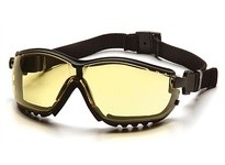 Pyramex V2G GB1830ST Safety Glasses Amber H2X Anti-Fog Lens | Durable Protection