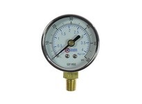 Coilhose GB1860 2" Chrome Dial Gauge 1/8" Bottom Mnt 0-60 PSI