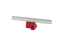 NSI GBA2-20 ALUMINUM ISOLATED GROUND BAR AL/CU 2 -14 AWG WIRE RANGE 20 CIRCUIT