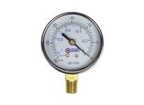 Coilhose GBV1630 2 1/2" Vacuum Dial Gauge 1/4" Bottom Mount 0-30 PSI | YarinInd