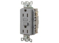 Hubbell Wiring GF15GY 15A RESI GFR GRAY | Industrial Supplies