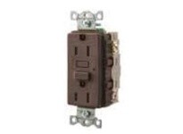 Hubbell Wiring GF15WMP 15A RESI GFR WHITE MID PL | YarinInd