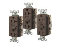 Hubbell Wiring GF203 20A RESI GFR BROWN | YarinInd