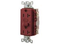 Hubbell Wiring GF20R 20A RESI GFR RED | YarinInd