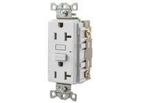 Hubbell Wiring GF20W 20A RESI GFR WHITE | High-Quality Electrical Supplies