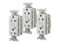 Hubbell Wiring GF20W3 20A RESI GFR WHITE