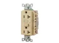 Hubbell Wiring GF20WMP 20A RESI GFR WHITE MID PL
