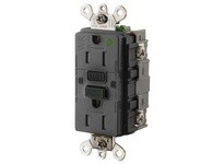Hubbell Wiring GF8200SGBK 15A INDUSTRIAL TRWR GFR HG BLACK