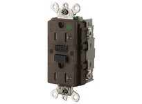 Hubbell Wiring GF8300SG 20A INDUSTRIAL TRWR GFR HG BROWN