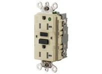 Hubbell Wiring GF8300SGI 20A Industrial TRWR GFR HG Ivory | High-Quality Electrical Supplies
