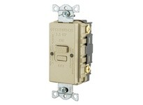 Hubbell Wiring GFBFHP20I 20A 125V BLANK FACE GFCI HP IVORY | Reliable Industrial Supplies