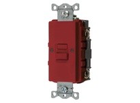Hubbell Wiring GFBFST20R 20A COM SELF TEST FACELESS GFR RED | YarinInd