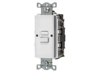 Hubbell Wiring GFBFST20W 20A COM SELF TEST FACELESS GFR WHITE