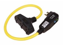 Cooper Eaton GFP11A4P9 PLUG 15A/120V 25FT 12/3 CORD TRITAP AUTO