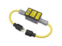 Hubbell Wiring GFPILST30250LKA Portable GFCI Line Cord | Heavy Duty Circuit Guard
