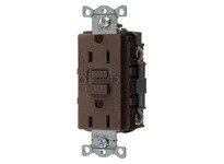 Hubbell Wiring GFRST15U 15A COM SELF TEST US GFR Brown | Industrial Supplies