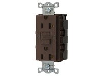 Hubbell Wiring GFRST20SNAP 20A COM SELF TEST SNAP GFR Brown | Industrial Supplies