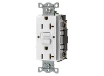 Hubbell Wiring GFRST20W3 20A COM SELF TEST GFR WHITE 3-PACK