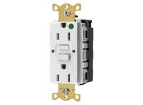 Hubbell Wiring GFRST82SNAPW 15A COM HG SELF TEST SNAP GFR WHITE