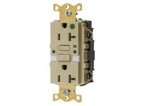 Hubbell Wiring GFRST83INL 20A COM HG SELF TEST NIGHTLIGHT GFR IV