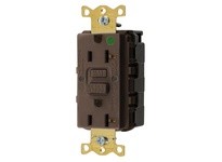Hubbell Wiring GFRST83SNAP 20A COM HG SELF TEST SNAP GFR BROWN | Industrial Supplies