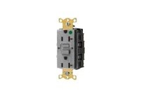 Hubbell Wiring GFRST83SNAPNA 20A COM ST HG SNAP GFR USA Brown | Industrial Supplies