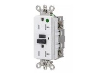 Hubbell Wiring Device GFSG8300W 20A 125VAC INDUSTRIAL TRWR GFR HG WHITE