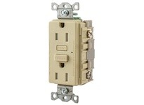 Hubbell Wiring GFT15I 15A RESI GFR TR IVORY