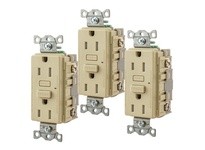 Hubbell Wiring GFT15I3 15A RESI GFR TR IVORY | YarinInd