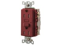 Hubbell Wiring GFT15R 15A RESI GFR TR RED | Industrial Supplies