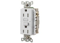 Hubbell Wiring GFT15W 15A RESI GFR TR WHITE | YarinInd