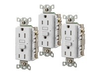 Hubbell Wiring GFT15W3 15A RESI GFR TR WHITE | YarinInd
