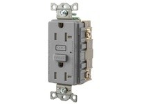 Hubbell Wiring GFT20GY 20A RESI GFR TR GRAY | YarinInd