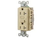 Hubbell Wiring GFT20I 20A RESI GFR TR IVORY | YarinInd