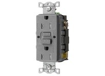 Hubbell Wiring GFTRST15GYBULK 15A COM SELF TEST TR GFR GRAY BULK