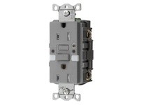 Hubbell Wiring GFTRST15GYNL 15A COM SELF TEST TR NIGHTLIGHT GFR GRAY | Industrial Supplies