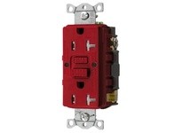 Hubbell Wiring GFTRST20RBULK 20A COM SELF TEST TR GFR RED BULK
